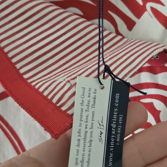 NWT Vineyard Vines Button Wrap Reversible Short Skirt, Size 6 - Picture 7 of 13